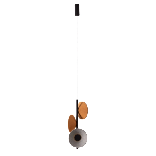 Lampa wisząca Puro Earth Yellow&grey P0564 MaxLight