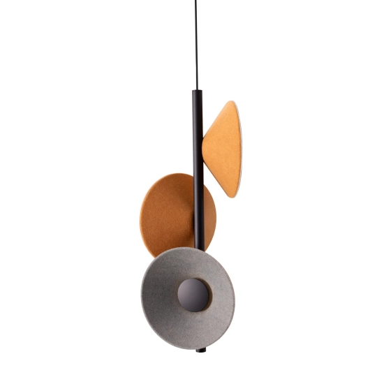 Lampa wisząca Puro Earth Yellow&grey P0564 MaxLight