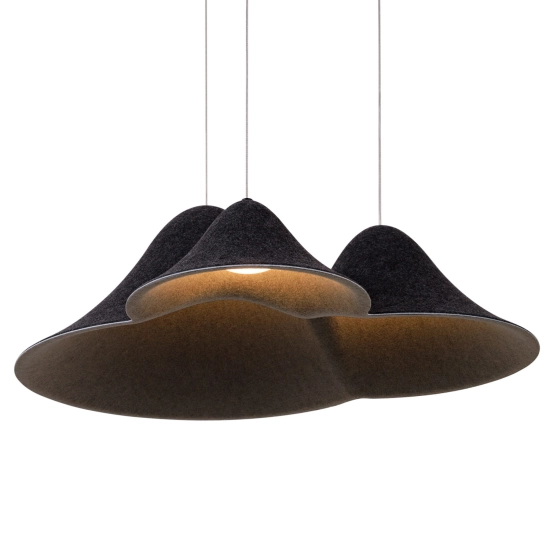 LAMPA WISZACA BELLMOND BLACK&GREY P0565 MaxLight - zdjęcie produktu