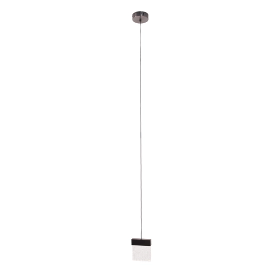 Lampa Wisząca Vetro Brushed Black P0574D MaxLight