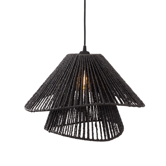 Lampa wisząca Amalfi II Black P0580 MaxLight