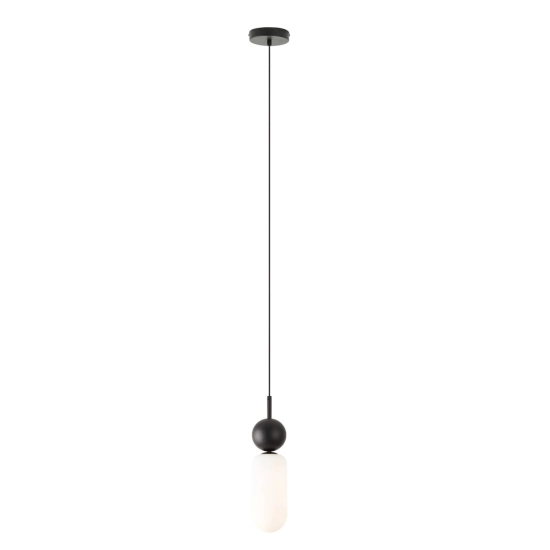 Lampa Wisząca Roma Black P0600 MaxLight