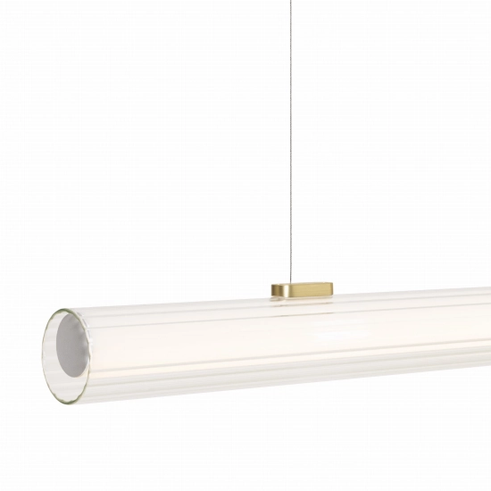 Lampa Wisząca Fayette 121CM 20W 3000K Złoty IP44 P0622 MaxLight