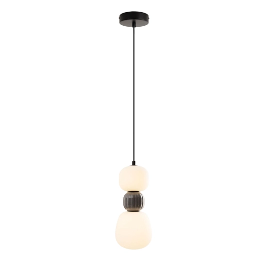 Lampa wisząca Modern 13w, Opal + Dark Grey P0629 MaxLight - zdjęcie produktu