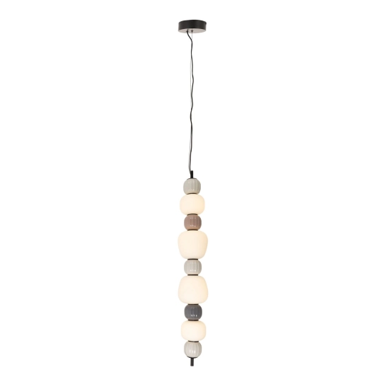 Lampa wisząca Modern 32w, Opal + Dark Grey+medium Brown+light Grey P0631 MaxLight