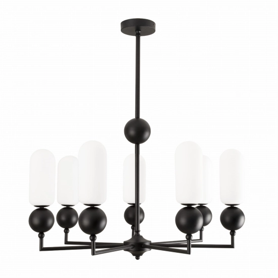 Lampa Wisząca Nova Black 7l P0632 MaxLight - zdjęcie produktu