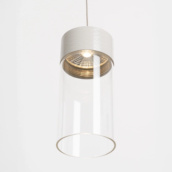 Lampa Wisząca Fusion Silk grey P0639 MaxLight