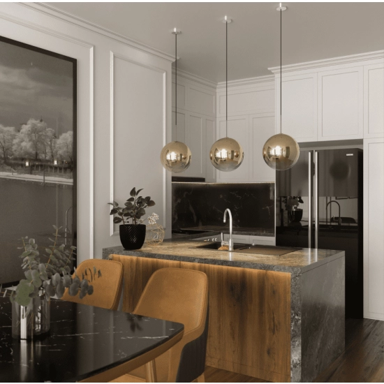 kinkiecik.pl Palla wisząca złota LP-2844/1P GD Light Prestige