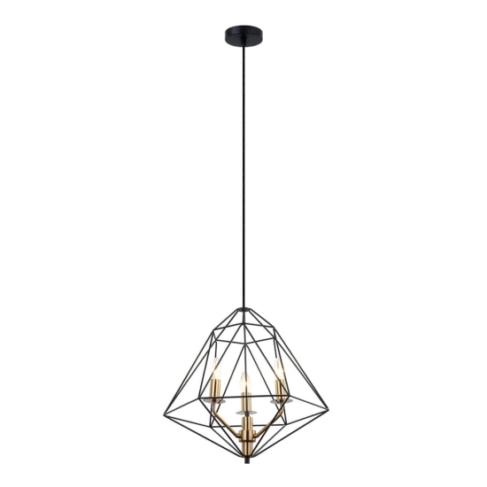 Lampa wisząca Maresmo PEN-6369-3-BKBR Italux - zdjęcie 3