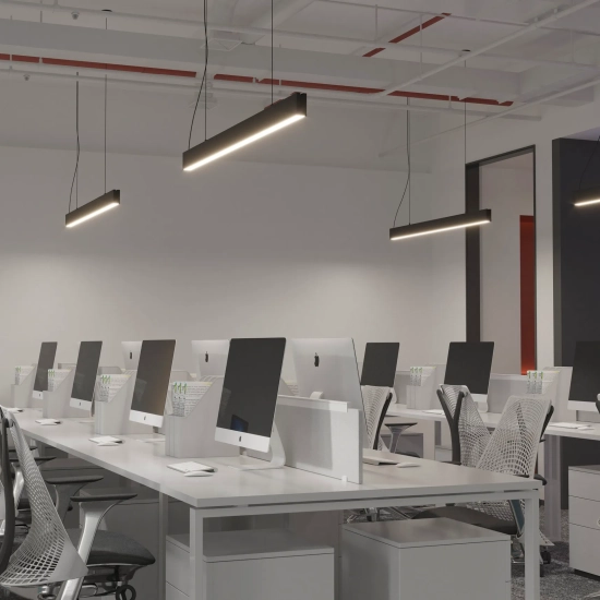 Lampa Wisząca Sigi III LED czarna PL0128-BK yaskr