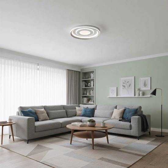 Plafon Simni PLF-54130-WH-CHMPN Italux