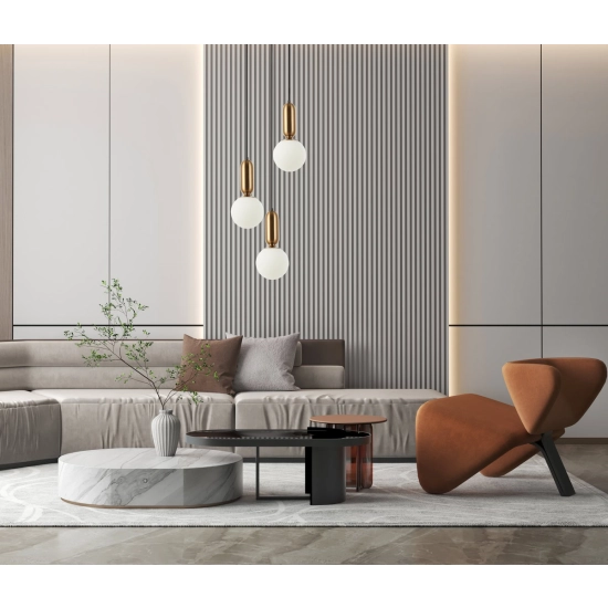 Lampa wisząca Aldeva PND-02340-3S-BRO Italux - zdjęcie produktu