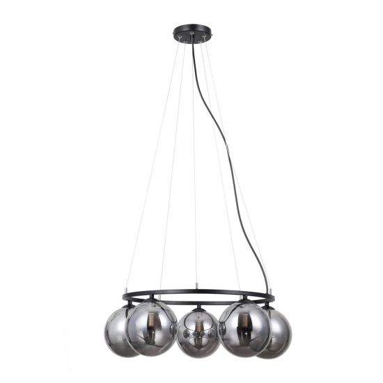 Lampa wisząca Molite PND-1098-5R-BK Italux
