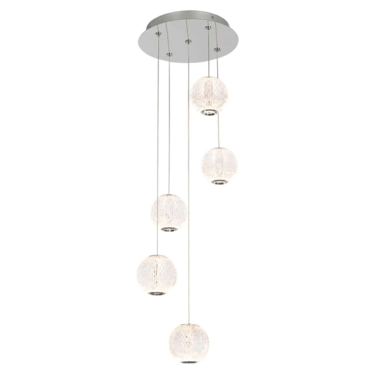 Lampa wisząca Rosario PND-12220121-5A-CR Italux - zdjęcie produktu