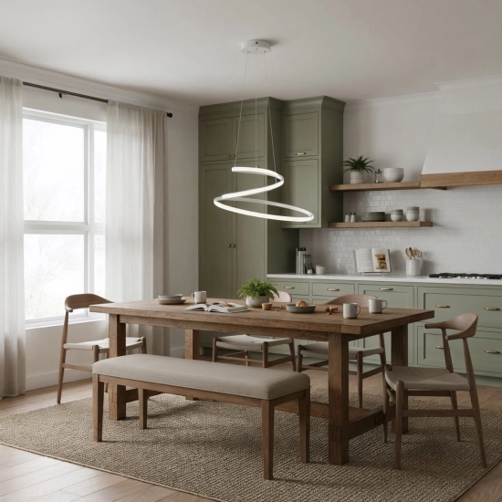 Lampa wisząca Lorila PND-2168-M-WH Italux - zdjęcie 5