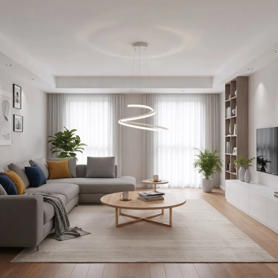 Lampa wisząca Lorila PND-2168-M-WH Italux - zdjęcie 4