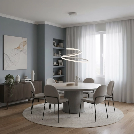 Lampa wisząca Lorila PND-2168-M-WH Italux - zdjęcie 3