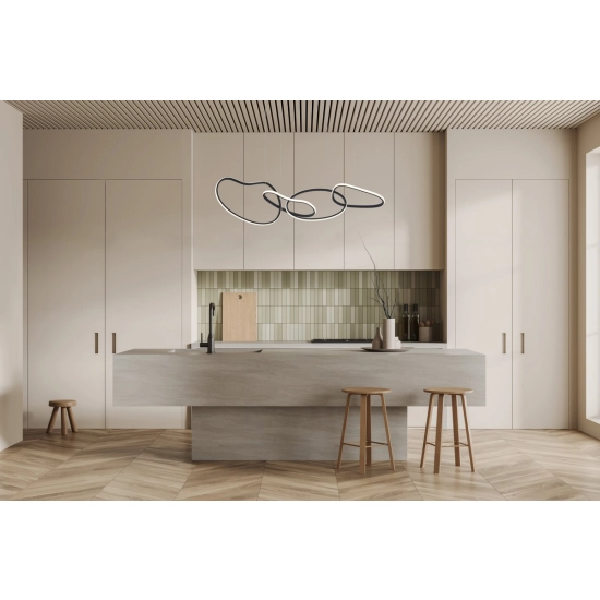 Lampa wisząca Fonte PND-22412-S4-BK Italux - zdjęcie 2