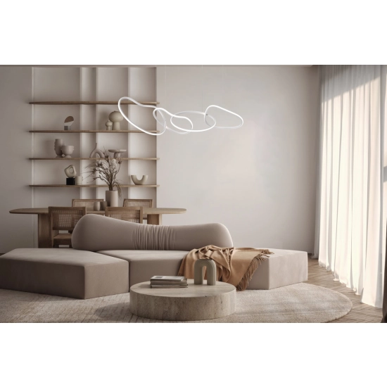 Lampa wisząca Fonte PND-22412-S4-WH Italux - zdjęcie 2