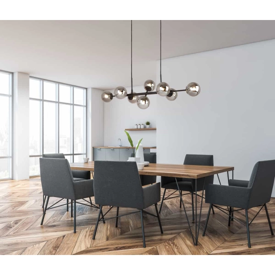Lampa wisząca ERIMIDA PND-2244-8A-BL Italux - zdjęcie 2