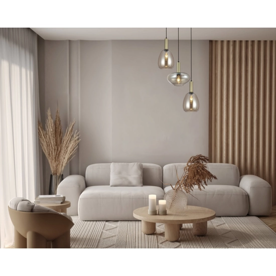 Lampa wisząca Gater PND-23541-3-GD-CH Italux - zdjęcie 2