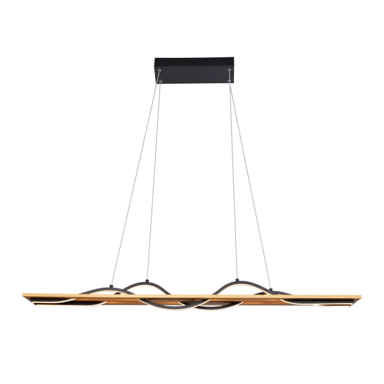 Lampa wisząca Conato PND-23848-30W-BK-GD Italux
