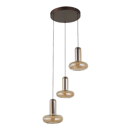 Lampa wisząca Carote PND-24011-3-COPP ITALUX