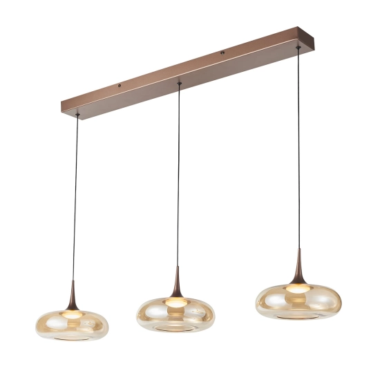 Lampa wisząca Tenele PND-24028-3B-COPP ITALUX