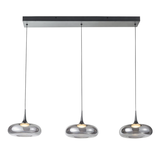 Lampa wisząca Tenele PND-24028-3B-SILV ITALUX