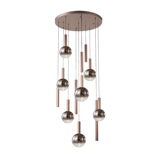 Lampa wisząca Camino PND-24038-12A-COPP ITALUX