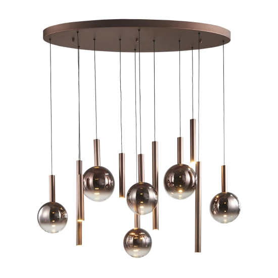Lampa wisząca Camino PND-24038-12B-COPP ITALUX