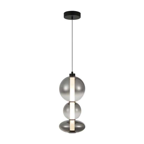 Lampa wisząca Sonte PND-24352V-24W-BK-SG Italux