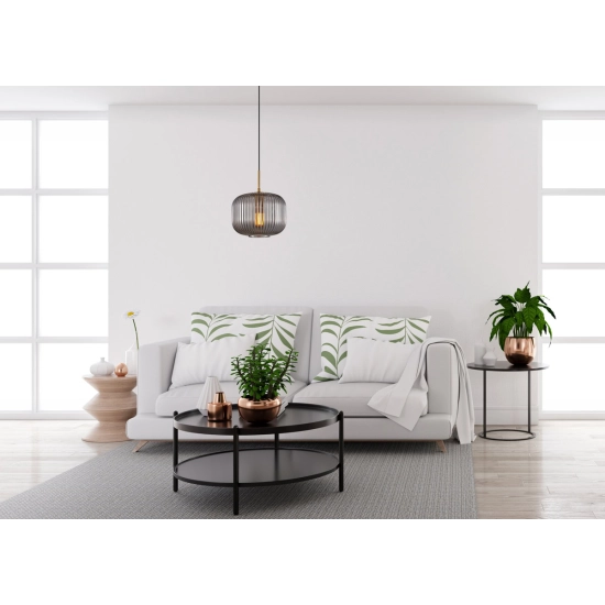 Lampa wisząca Gavino PND-26476-1-BRO-SG Italux - zdjęcie 4