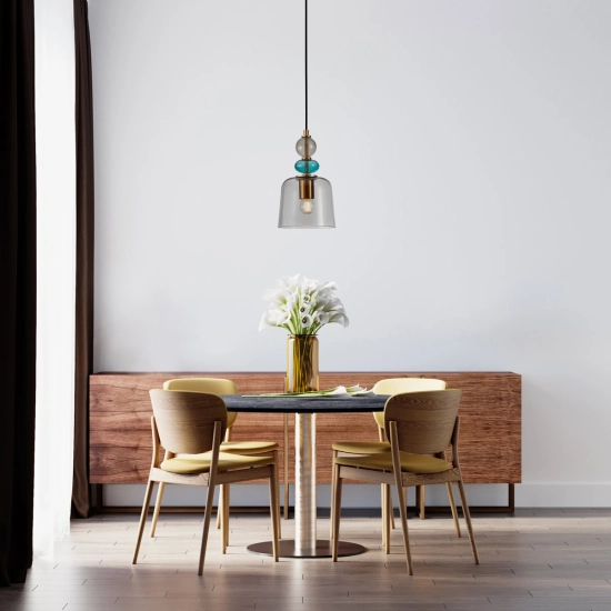 Lampa wisząca Namos PND-27092B-MC-BRO Italux - zdjęcie 2