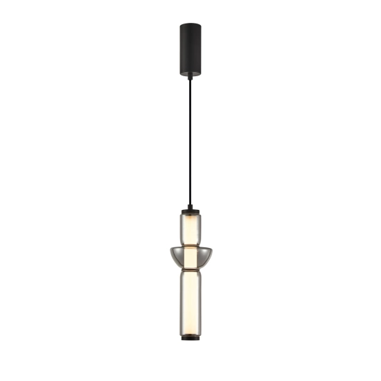 Lampa wisząca Bruni PND-27372-1-19W-BK Italux