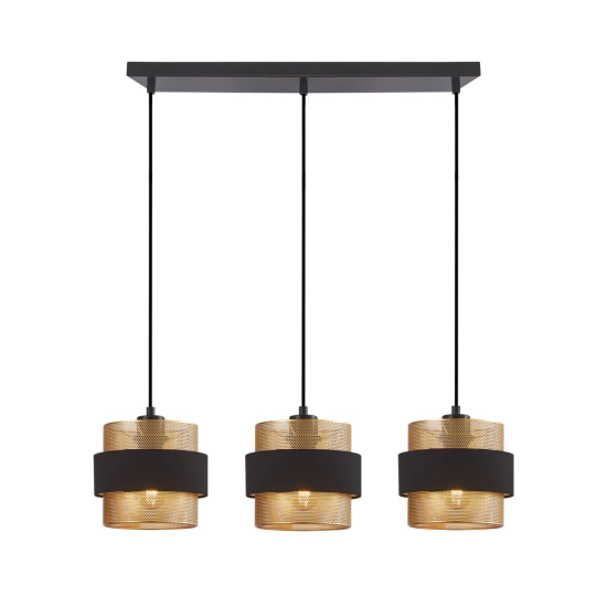 Lampa wisząca Bans PND-27467-3-BK-GD Italux