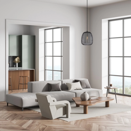 Lampa wisząca Amiria PND-28612-BK-SG Italux - zdjęcie 2