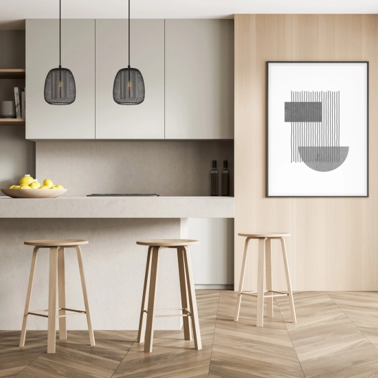 Lampa wisząca Amiria PND-28612-BK-SG Italux - zdjęcie 3