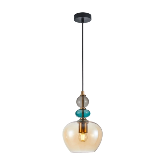 Lampa wisząca Busco PND-30263-1A-BRO-AMB Italux