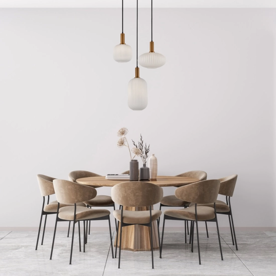 Lampa wisząca Della PND-31982-3-GD ITALUX