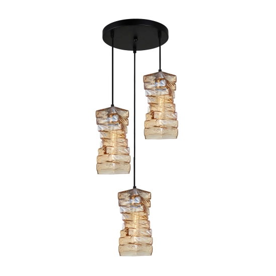 Lampa wisząca Altera PND-3219-3A-BRO-AMB Italux