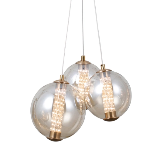 Lampa wisząca Butero PND-34359-3-HBR-AMB Italux