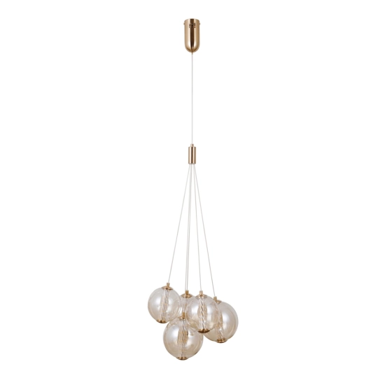 Lampa wisząca Butero PND-34359-5-HBR-AMB Italux