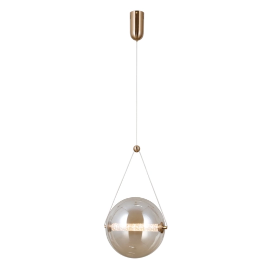 Lampa wisząca Rastia PND-34361-L-HBR-AMB Italux