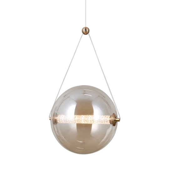 Lampa wisząca Rastia PND-34361-L-HBR-AMB Italux
