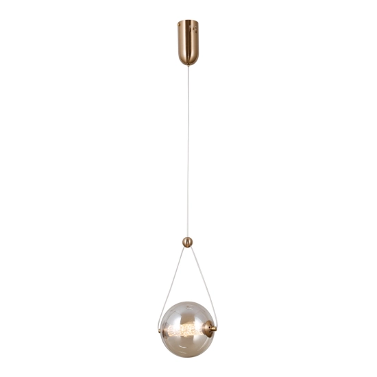 Lampa wisząca Rastia PND-34361-S-HBR-AMB Italux