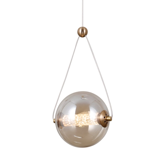 Lampa wisząca Rastia PND-34361-S-HBR-AMB Italux