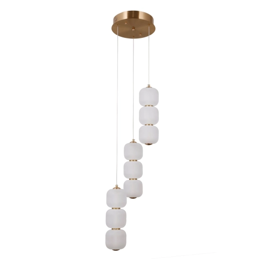 Lampa wisząca Ganti PND-34362-9-HBR-OPAL Italux