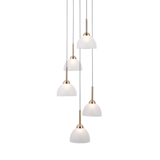Lampa wisząca Montiela PND-34374-5-BK Italux
