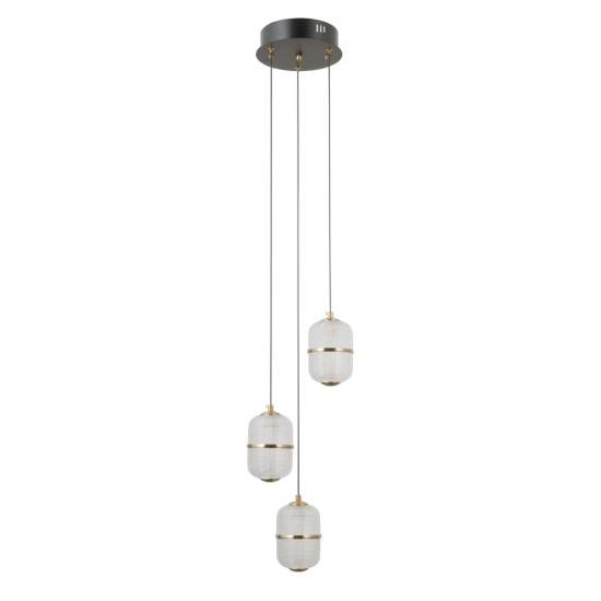 Lampa wisząca Alani PND-34375-3-BK Italux